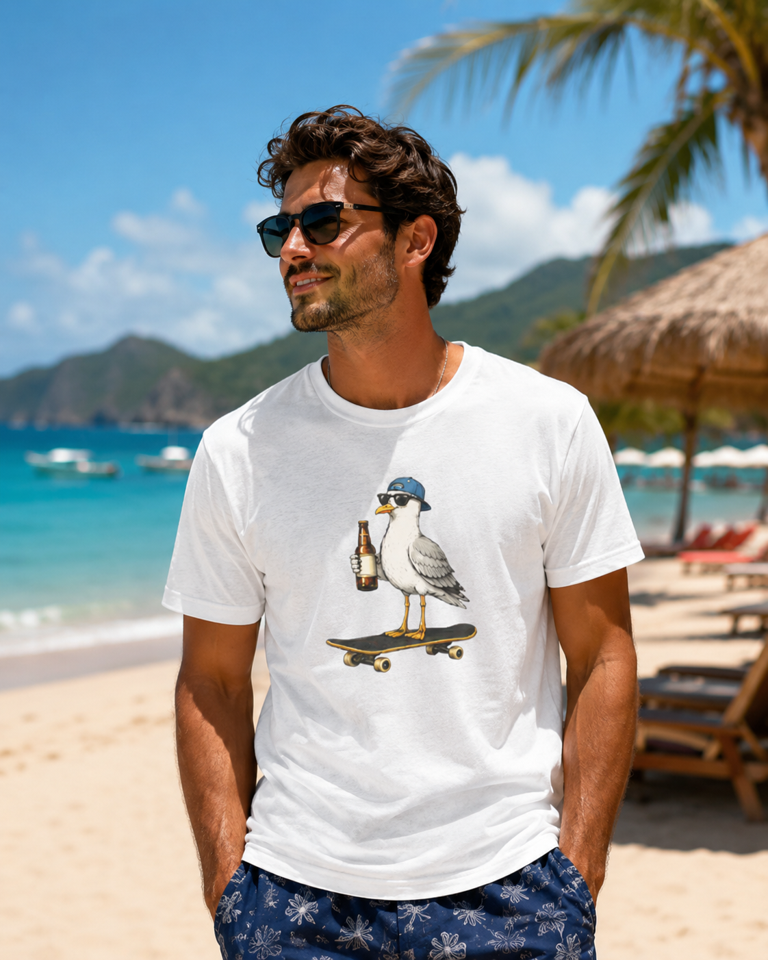 Seagull Skater Tee