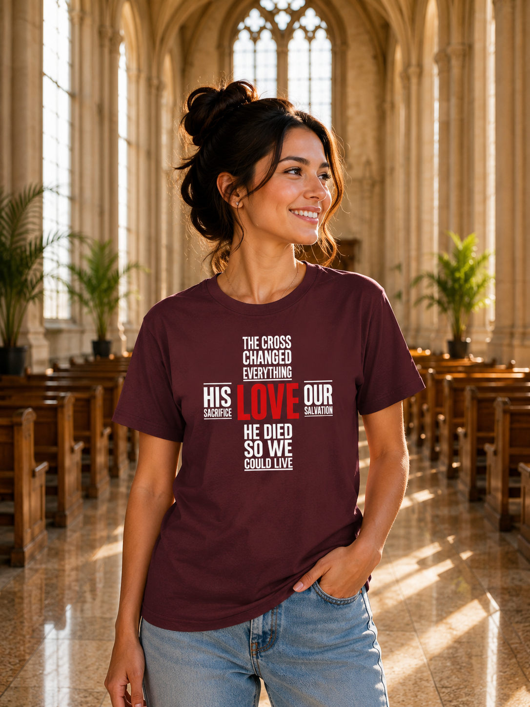 The Cross Changed Everything Tee